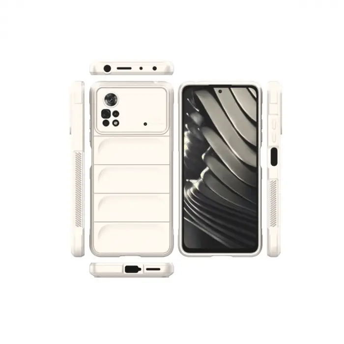 Xiaomi Poco X4 Pro 5g Kılıf Optimum Silikon - Krem