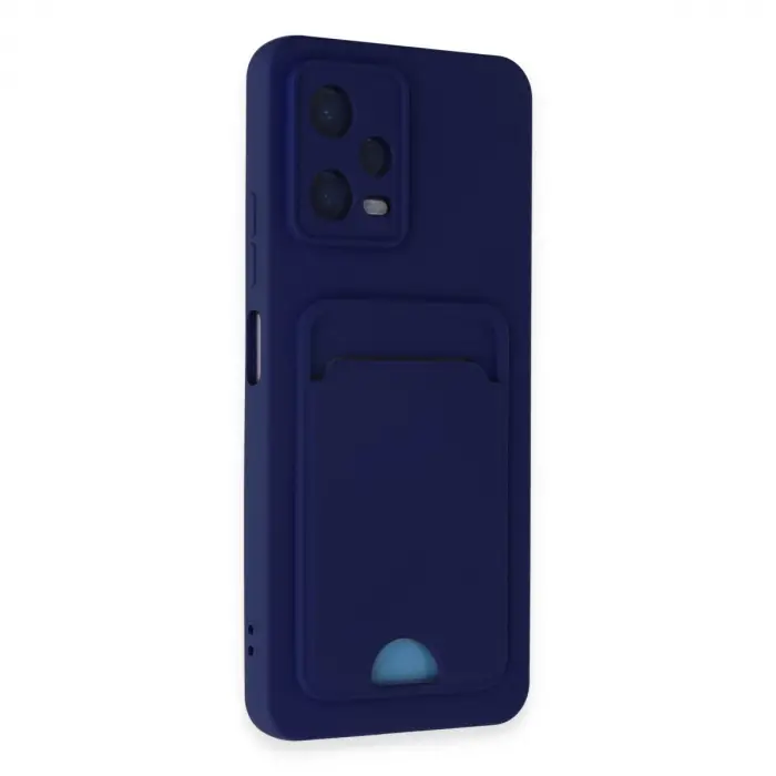Xiaomi Poco X5 5g Kılıf Kelvin Kartvizitli Silikon - Lacivert