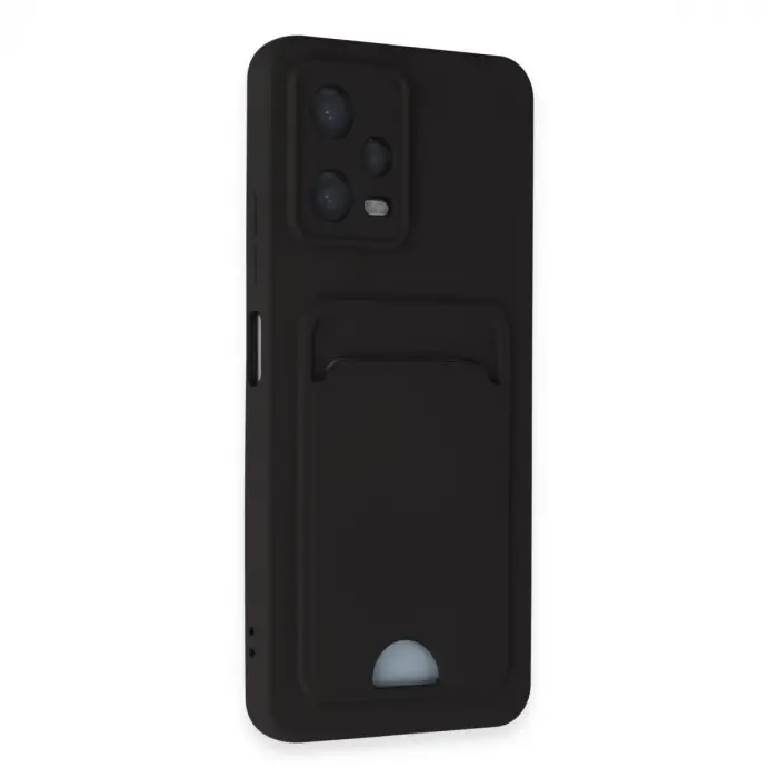 Xiaomi Poco X5 5g Kılıf Kelvin Kartvizitli Silikon - Siyah