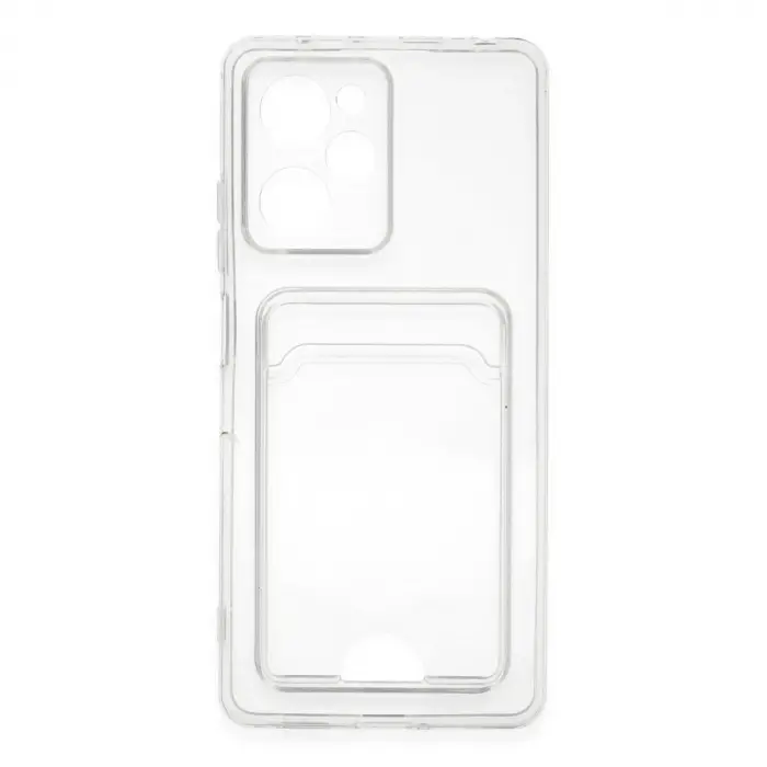 Xiaomi Poco X5 Pro 5g Kılıf Kart Şeffaf Silikon - Şeffaf