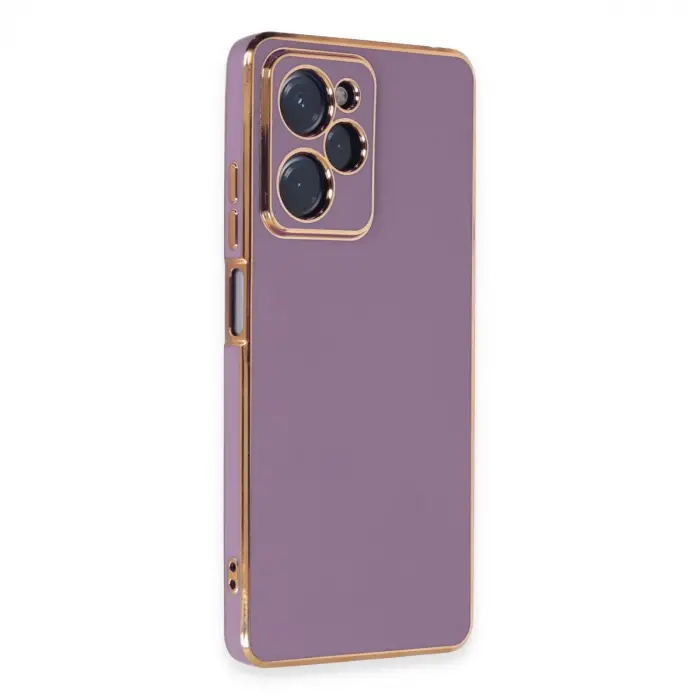 Xiaomi Poco X5 Pro 5g Kılıf Volet Silikon - Mor