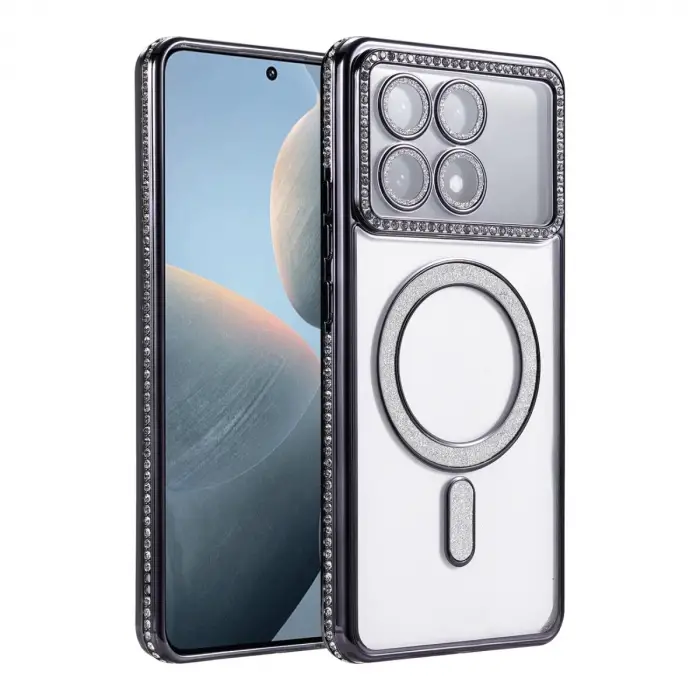 Xiaomi Poco X6 Pro Joke Simli Magneticsafe Kılıf - Siyah