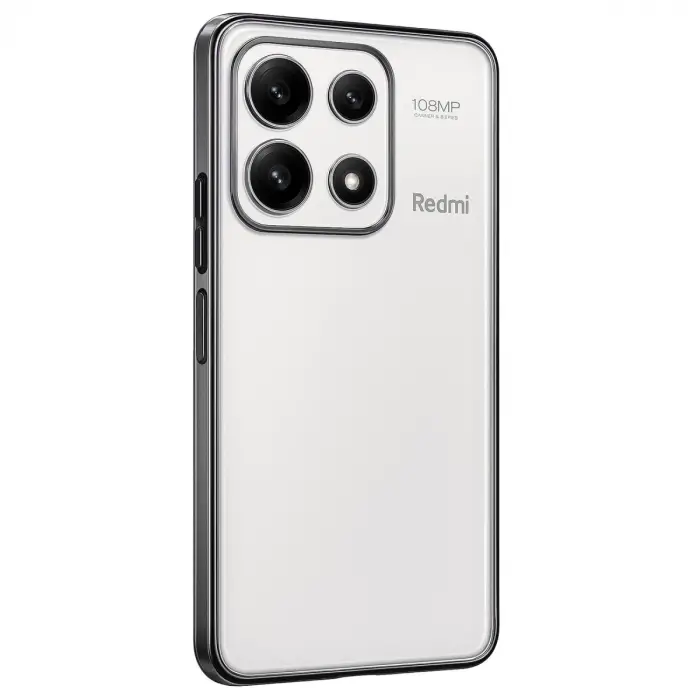 Xiaomi Poco X6 Pro Kılıf Razer Lensli Silikon - Gümüş