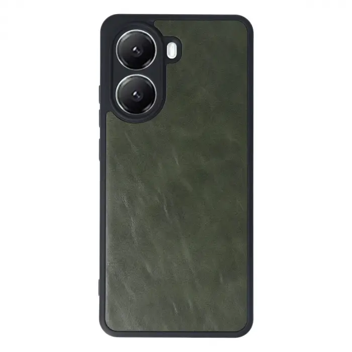 Xiaomi Poco X7 Pro Kılıf Aras Deri Kapak - Koyu Yeşil