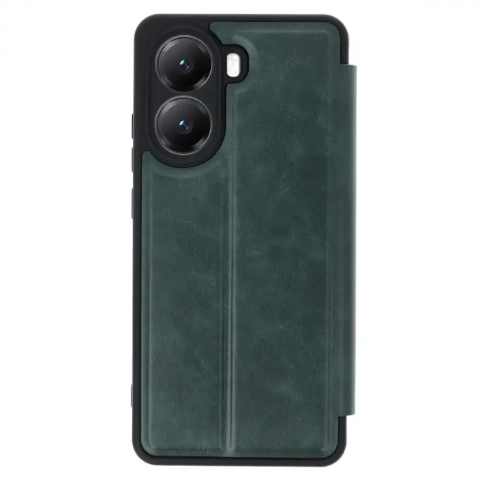 Xiaomi Poco X7 Pro Kılıf Flip Cover - Koyu Yeşil