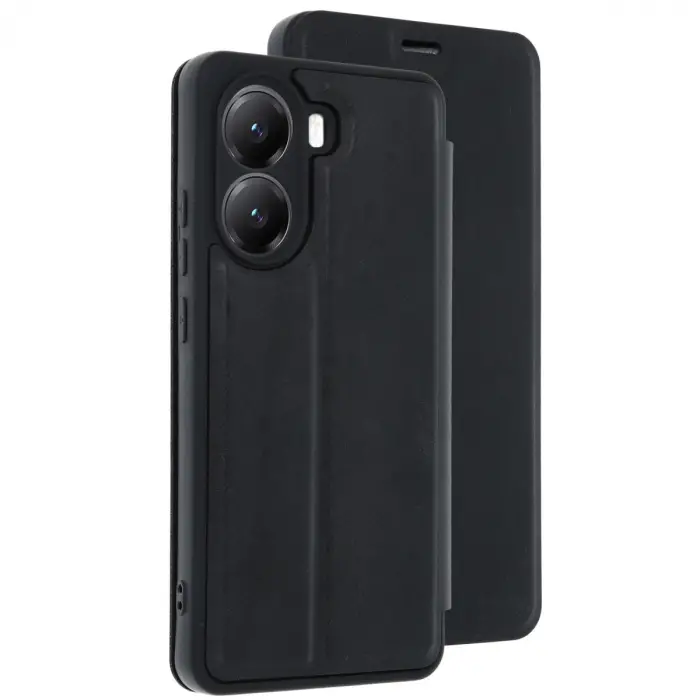 Xiaomi Poco X7 Pro Kılıf Flip Cover - Siyah