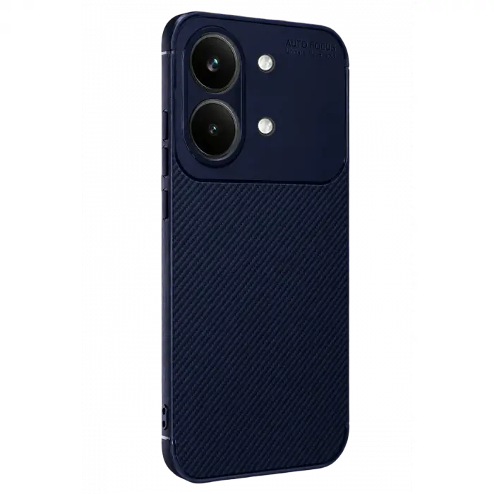 Xiaomi Poco X8 Pro Max Auto Focus Karbon Kapak - Lacivert