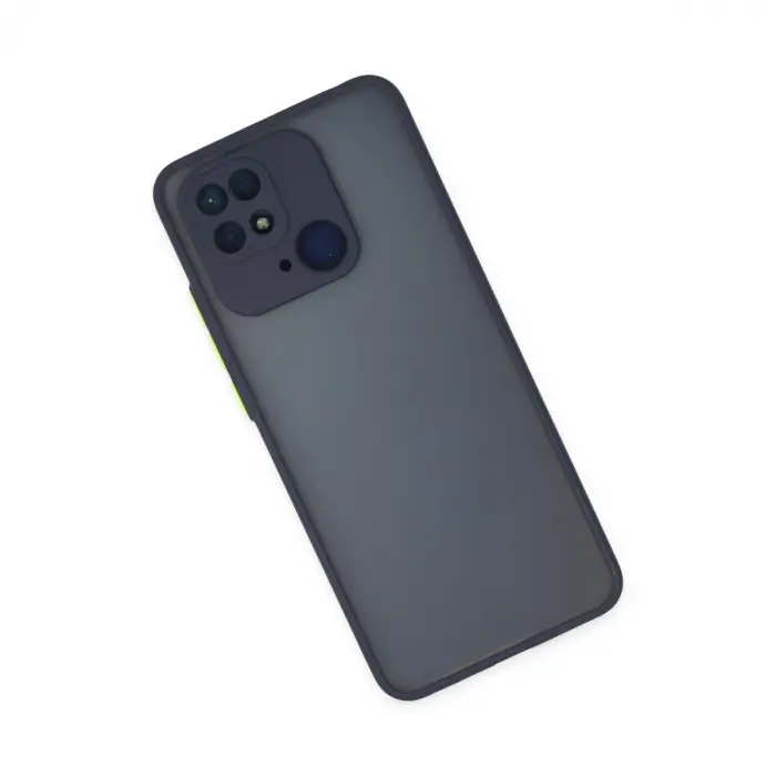 Xiaomi Redmi 10c Kılıf Montreal Silikon Kapak - Lacivert