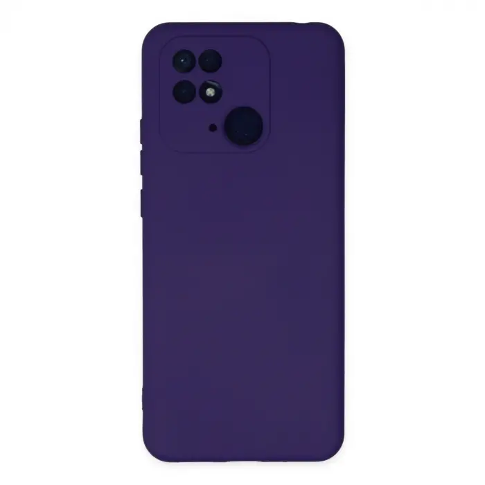 Xiaomi Redmi 10c Kılıf Nano İçi Kadife Silikon - Mor