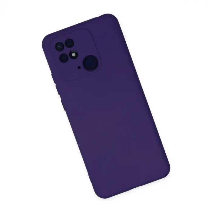 Xiaomi Redmi 10c Kılıf Nano İçi Kadife Silikon - Mor