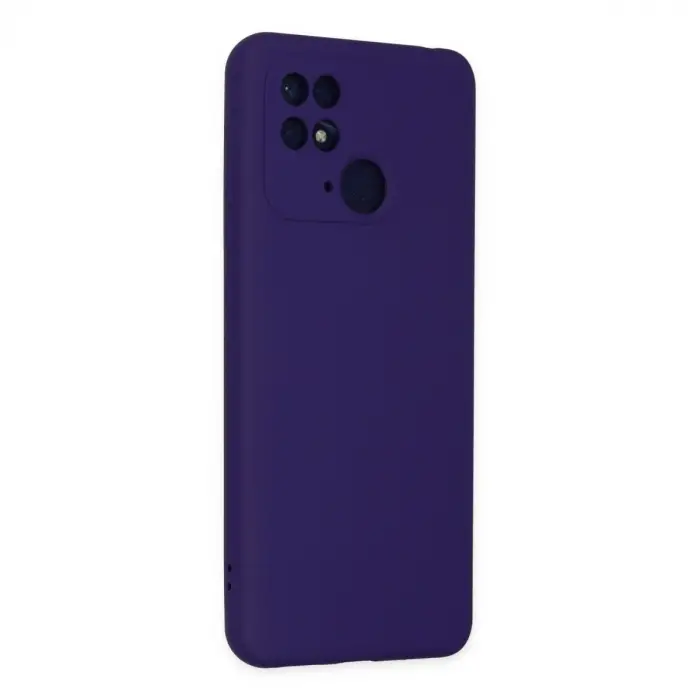 Xiaomi Redmi 10c Kılıf Nano İçi Kadife Silikon - Mor