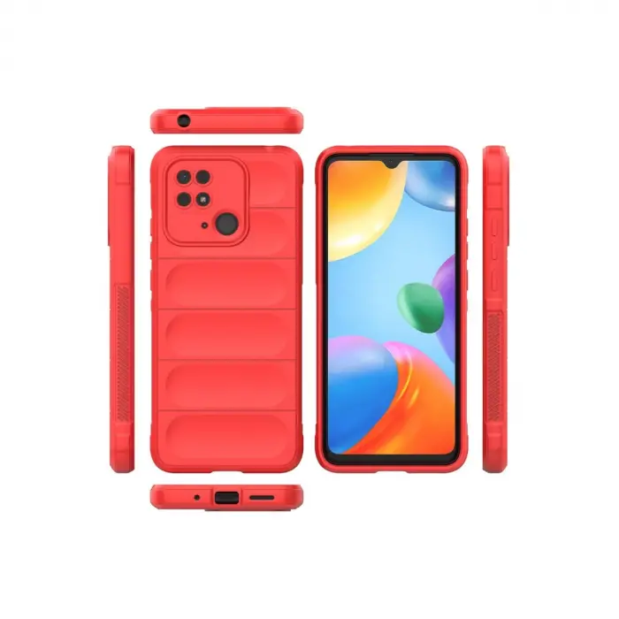 Xiaomi Redmi 10c Kılıf Optimum Silikon - Kırmızı