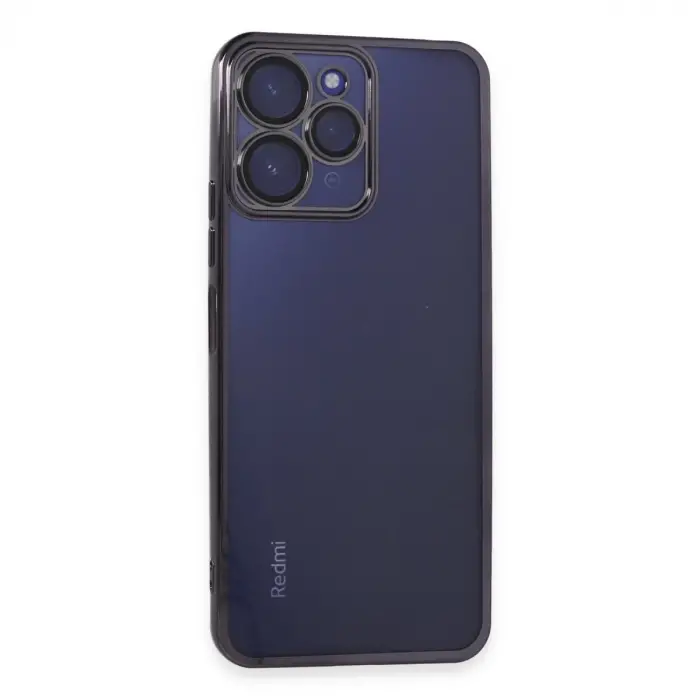 Xiaomi Redmi 12 Kılıf Razer Lensli Silikon - Mor