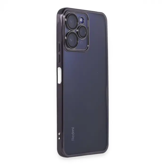 Xiaomi Redmi 12 Kılıf Razer Lensli Silikon - Mor