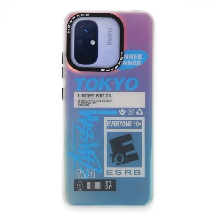 Xiaomi Redmi 12c Kılıf Estoril Desenli Kapak - Estoril - 1