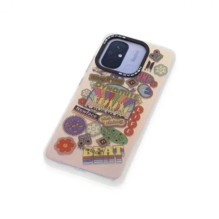 Xiaomi Redmi 12c Kılıf Estoril Desenli Kapak - Estoril - 14