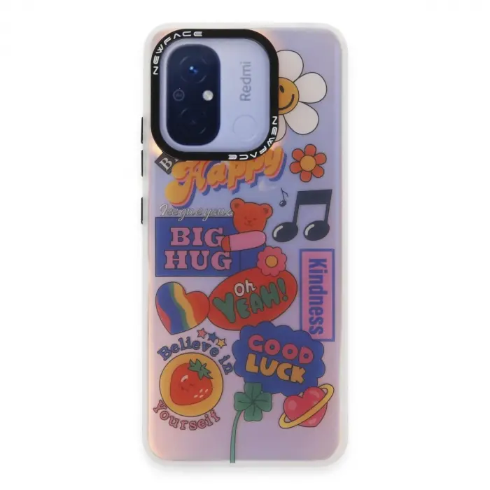 Xiaomi Redmi 12c Kılıf Estoril Desenli Kapak - Estoril - 15