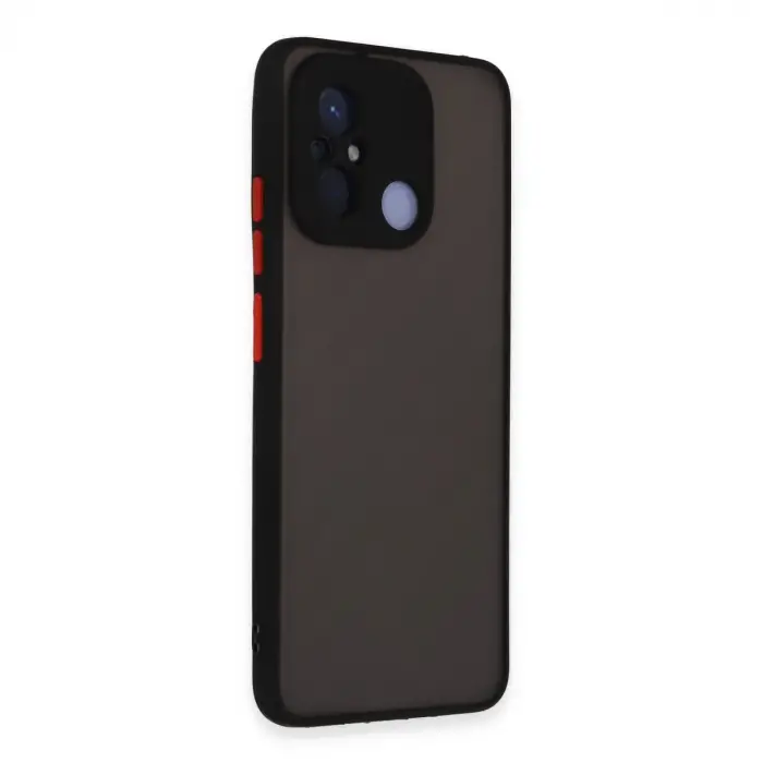 Xiaomi Redmi 12c Kılıf Montreal Silikon Kapak - Siyah