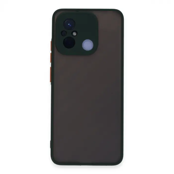 Xiaomi Redmi 12c Kılıf Montreal Silikon Kapak - Yeşil
