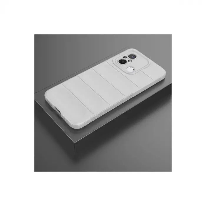 Xiaomi Redmi 12c Kılıf Optimum Silikon - Krem