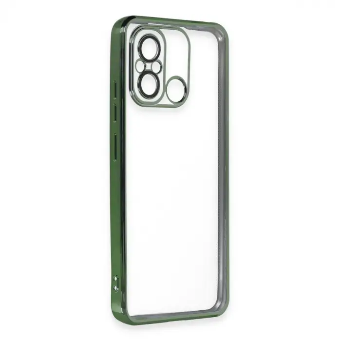 Xiaomi Redmi 12c Kılıf Razer Lensli Silikon - Yeşil