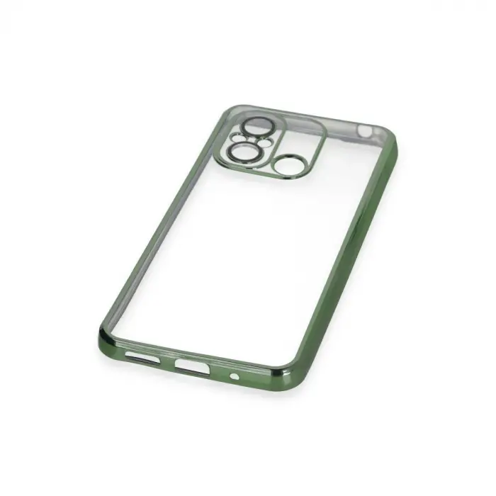 Xiaomi Redmi 12c Kılıf Razer Lensli Silikon - Yeşil