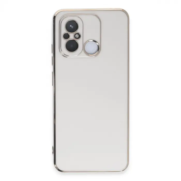 Xiaomi Redmi 12c Kılıf Volet Silikon - Beyaz
