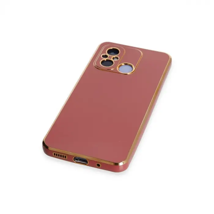 Xiaomi Redmi 12c Kılıf Volet Silikon - Kırmızı