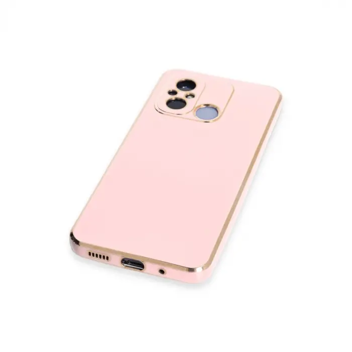 Xiaomi Redmi 12c Kılıf Volet Silikon - Pembe