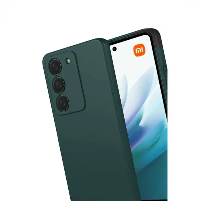 Xiaomi Redmi 15 4g First Silikon - Koyu Yeşil