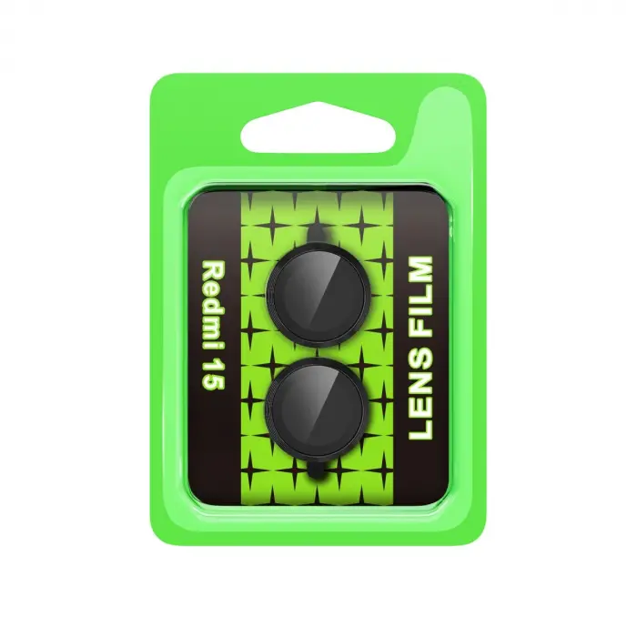 Xiaomi Redmi 15 4g Raze Metal Kamera Lens - Siyah