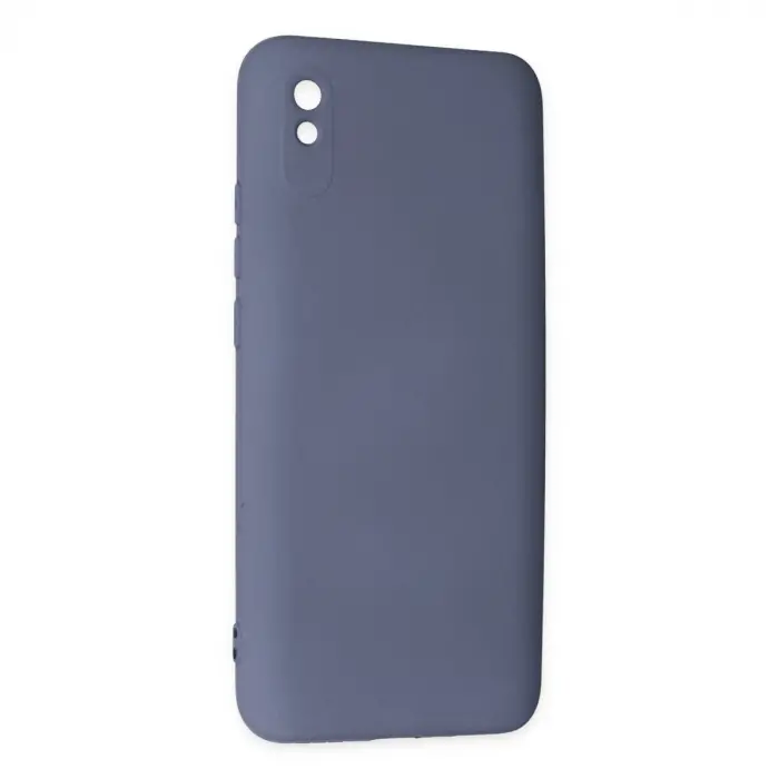Xiaomi Redmi 9a Kılıf Nano İçi Kadife Silikon - Gri
