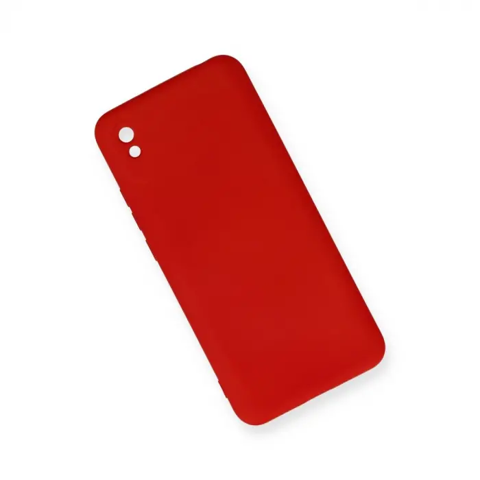 Xiaomi Redmi 9a Kılıf Nano İçi Kadife Silikon - Kırmızı
