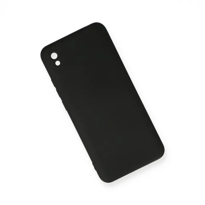 Xiaomi Redmi 9a Kılıf Nano İçi Kadife Silikon - Siyah