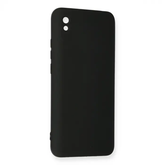Xiaomi Redmi 9a Kılıf Nano İçi Kadife Silikon - Siyah