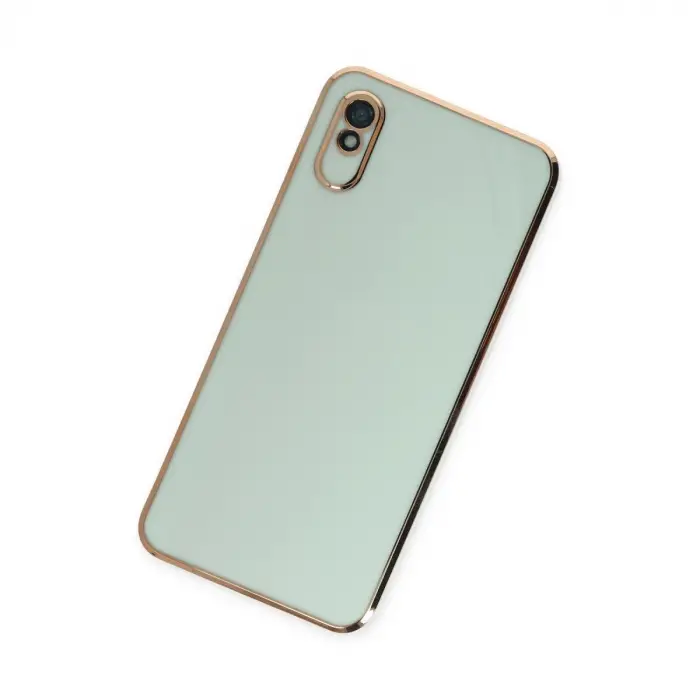 Xiaomi Redmi 9a Kılıf Volet Silikon - Açık Yeşil