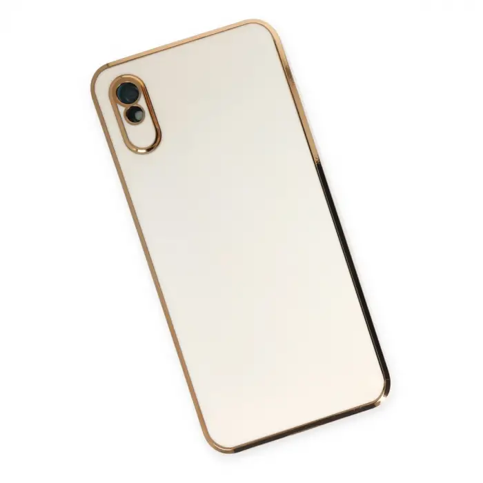 Xiaomi Redmi 9a Kılıf Volet Silikon - Beyaz