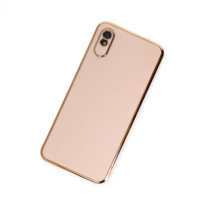 Xiaomi Redmi 9a Kılıf Volet Silikon - Pembe