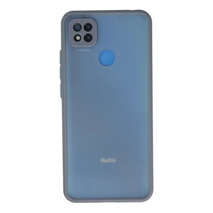 Xiaomi Redmi 9c Kılıf Montreal Silikon Kapak - Gri