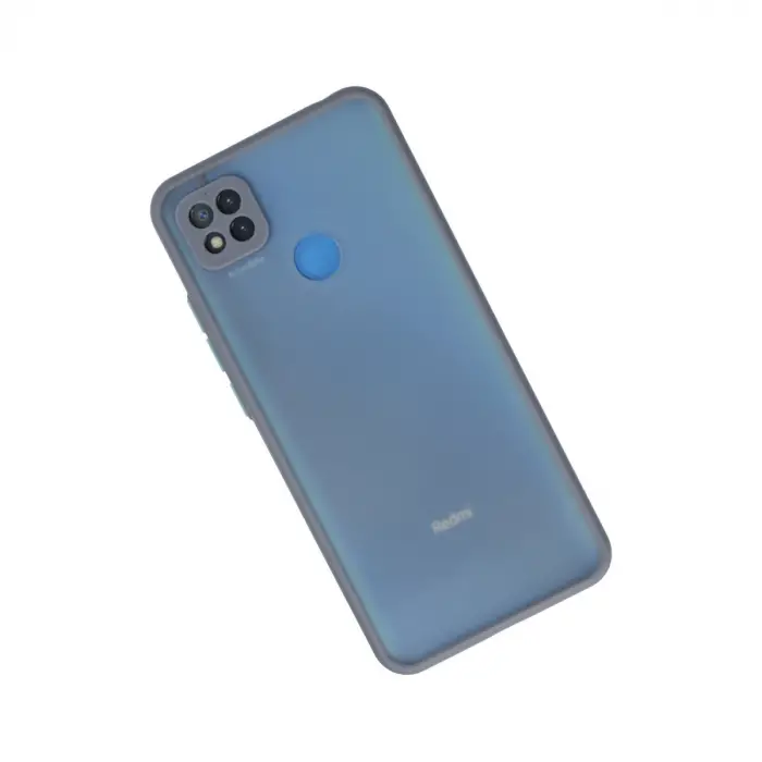Xiaomi Redmi 9c Kılıf Montreal Silikon Kapak - Gri