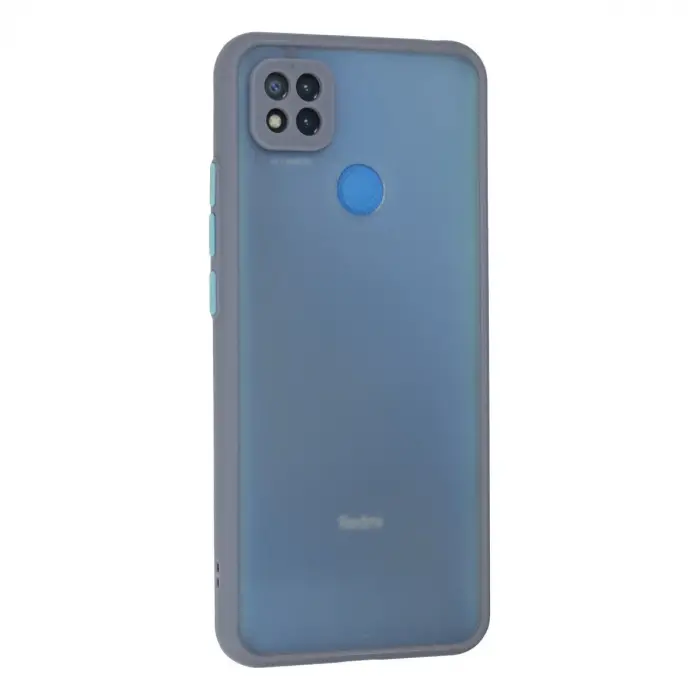 Xiaomi Redmi 9c Kılıf Montreal Silikon Kapak - Gri