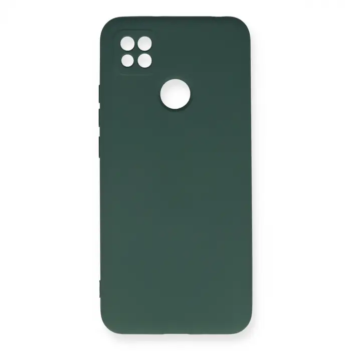 Xiaomi Redmi 9c Kılıf Nano İçi Kadife Silikon - Koyu Yeşil