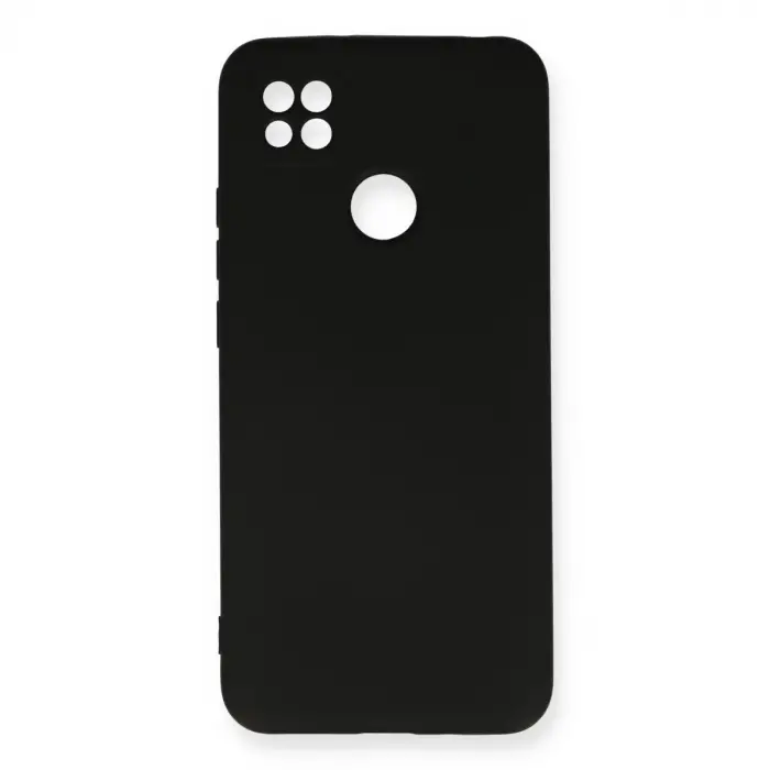 Xiaomi Redmi 9c Kılıf Nano İçi Kadife Silikon - Siyah