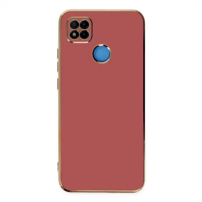 Xiaomi Redmi 9c Kılıf Volet Silikon - Kırmızı