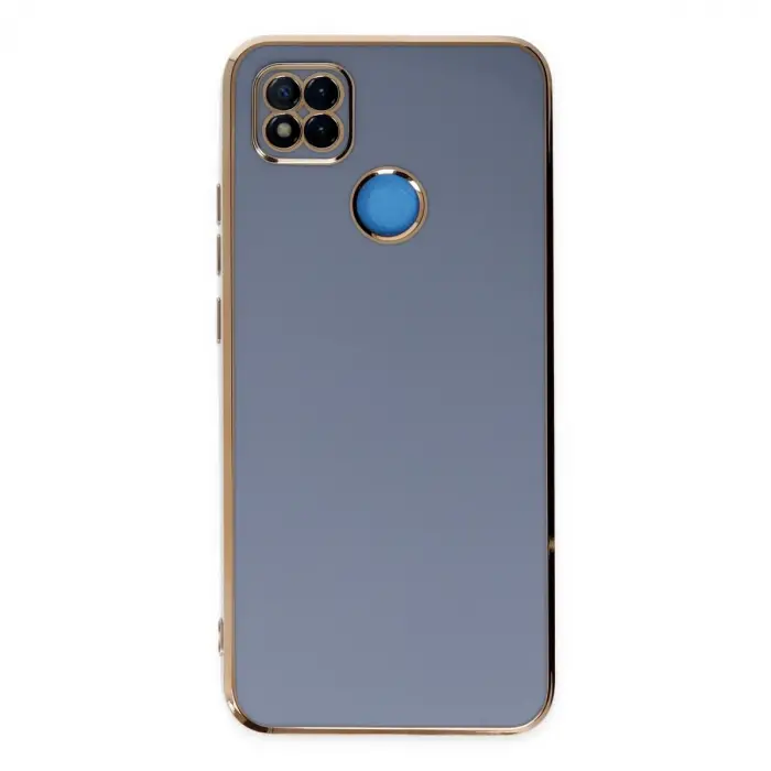 Xiaomi Redmi 9c Kılıf Volet Silikon - Mavi