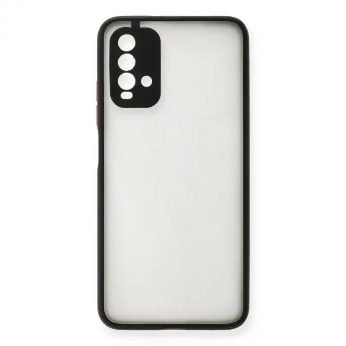 Xiaomi Redmi 9t Kılıf Montreal Silikon Kapak - Siyah