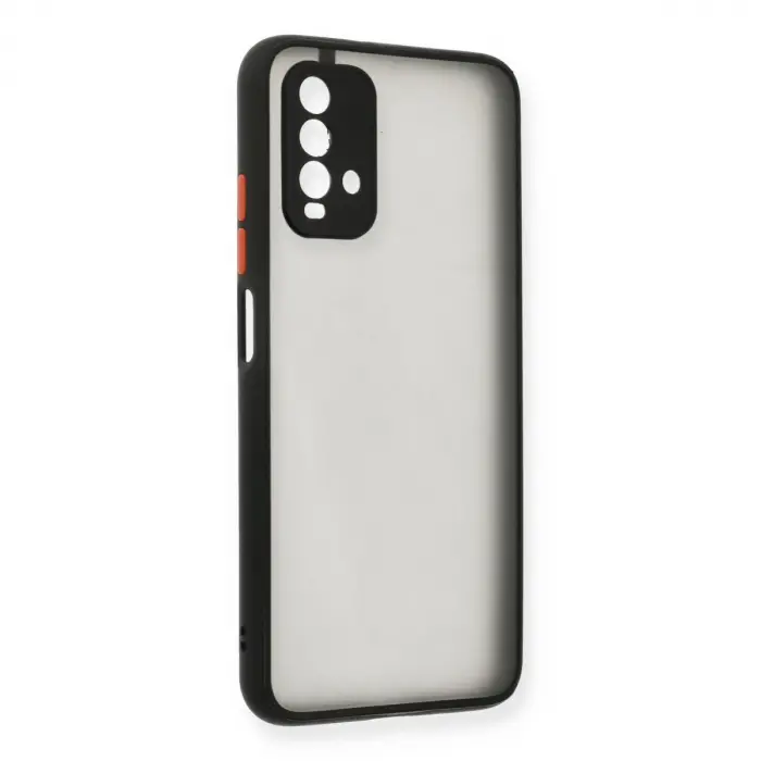 Xiaomi Redmi 9t Kılıf Montreal Silikon Kapak - Siyah