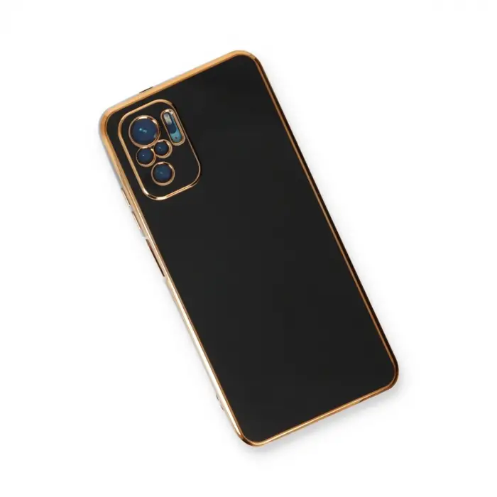 Xiaomi Redmi Note 10 Kılıf Volet Silikon - Siyah