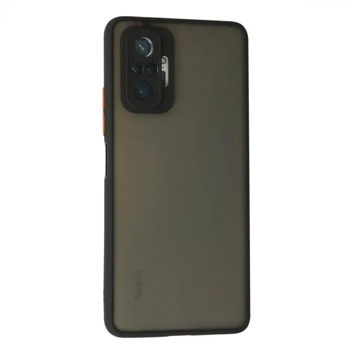 Xiaomi Redmi Note 10 Pro Kılıf Montreal Silikon Kapak - Siyah