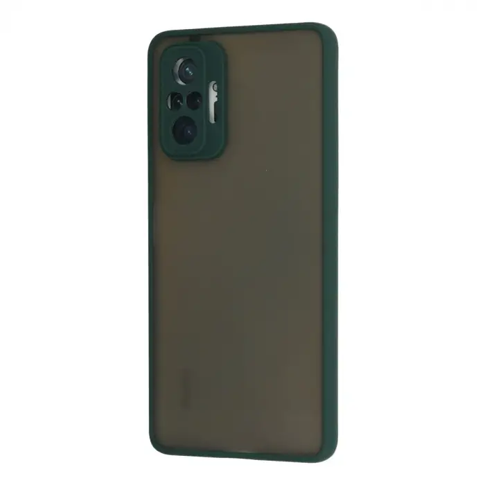 Xiaomi Redmi Note 10 Pro Kılıf Montreal Silikon Kapak - Yeşil